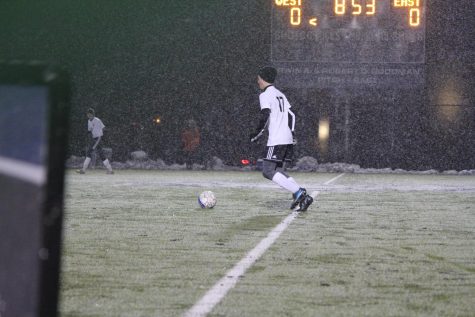 Senior Ben Bauman (#17