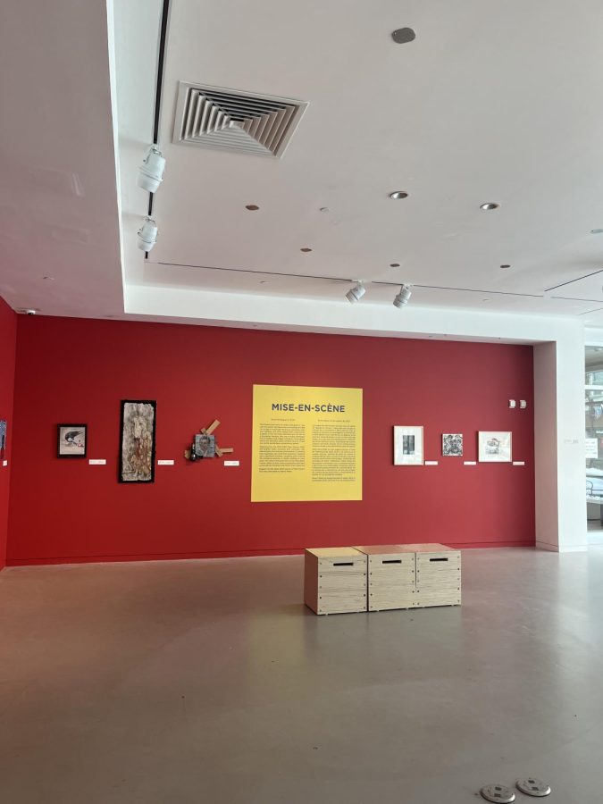 Student art displayed at the Madison Museum of Contemporary Art (MMoCA) . The Mise-En-Scene exhibit showcases youth artwork (under 18 years old) and will be at the museum through Aug. 6, 2023.