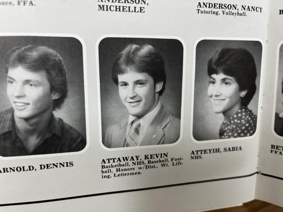 Teacher Kevin Attaways 1984 senior yearbook is history now, which is fitting considering Attaway went on to teach history at the same school he graduated from 39 years ago.
