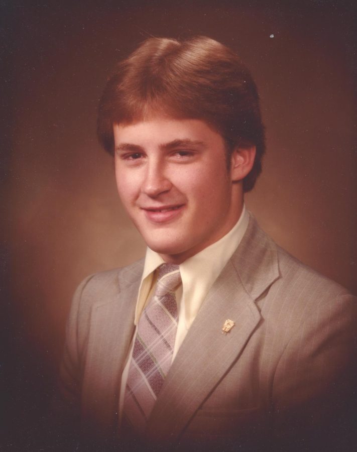 Teacher Kevin Attaways Class of 1984 senior photo